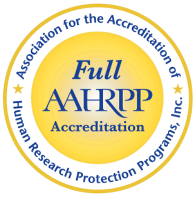 Full AAHRPP Accreditation