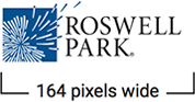 Logo minimum digital size of 164 pixels
