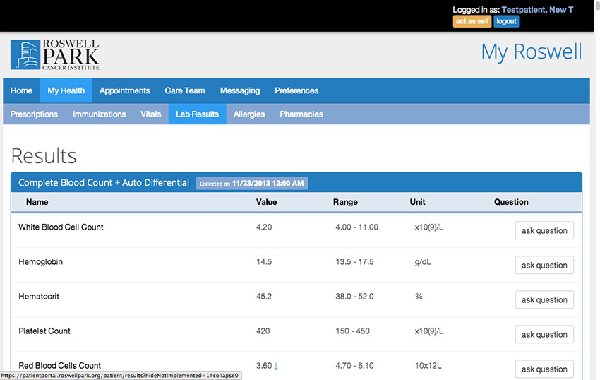 Lab Results 2