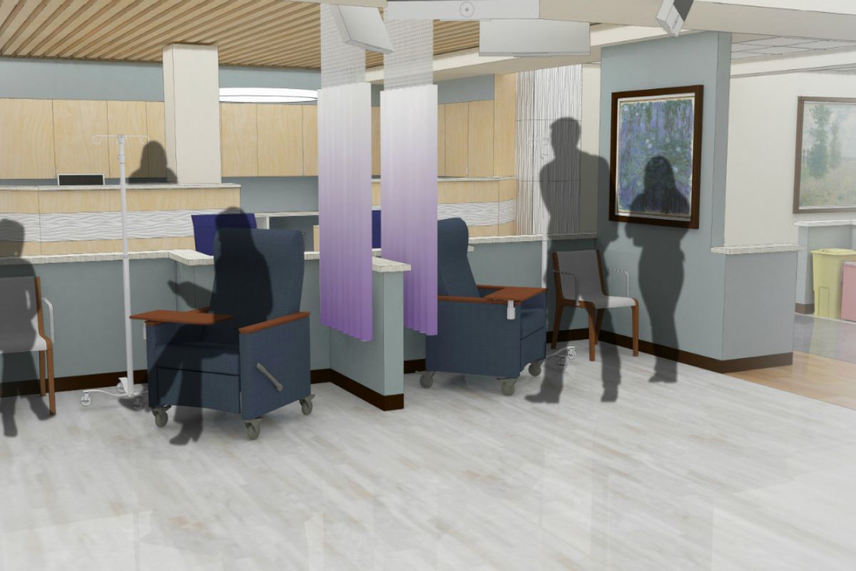Rendering of infusion area