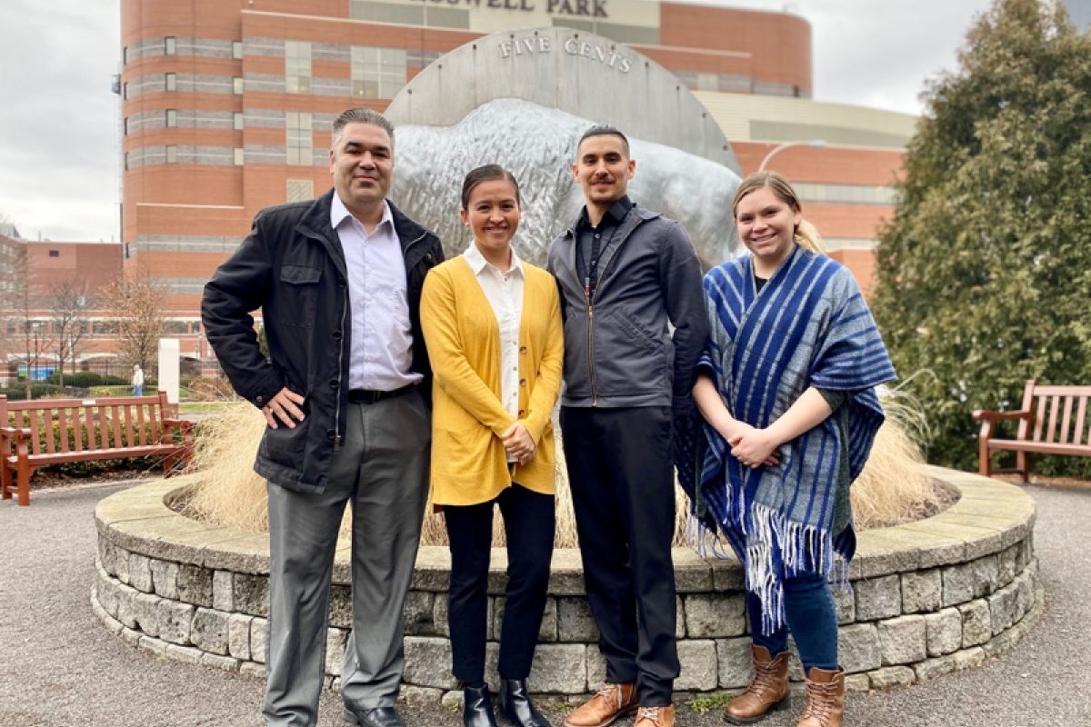 The staff of the Center for Indigenous Cancer Research at Roswell Park