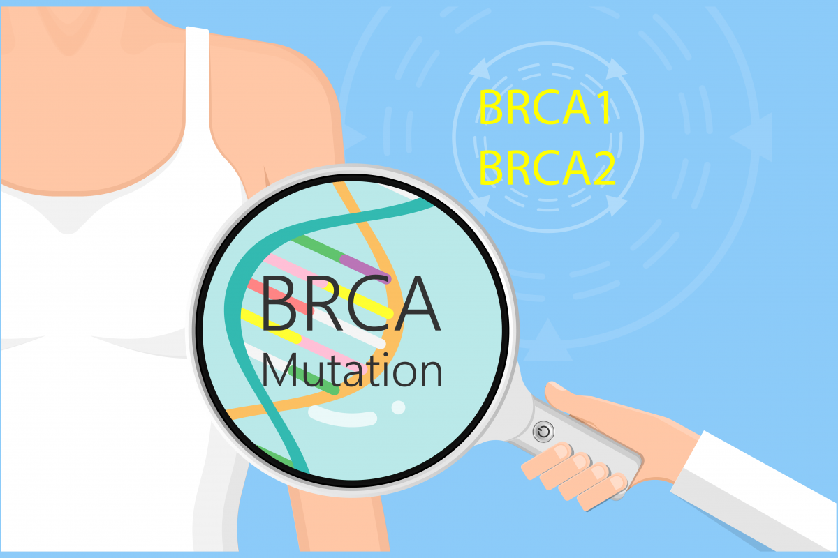 BRCA Mutation illustration 