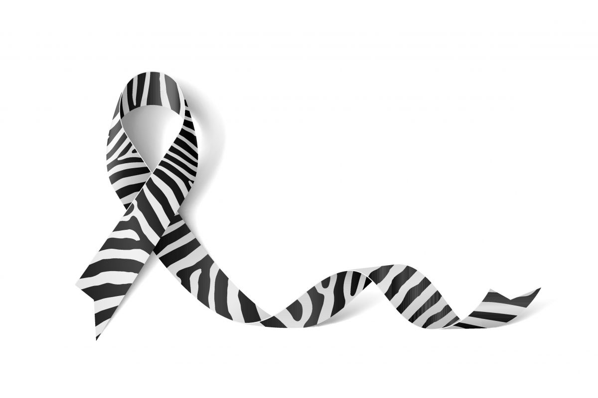 Zebra Cancer Ribbon 