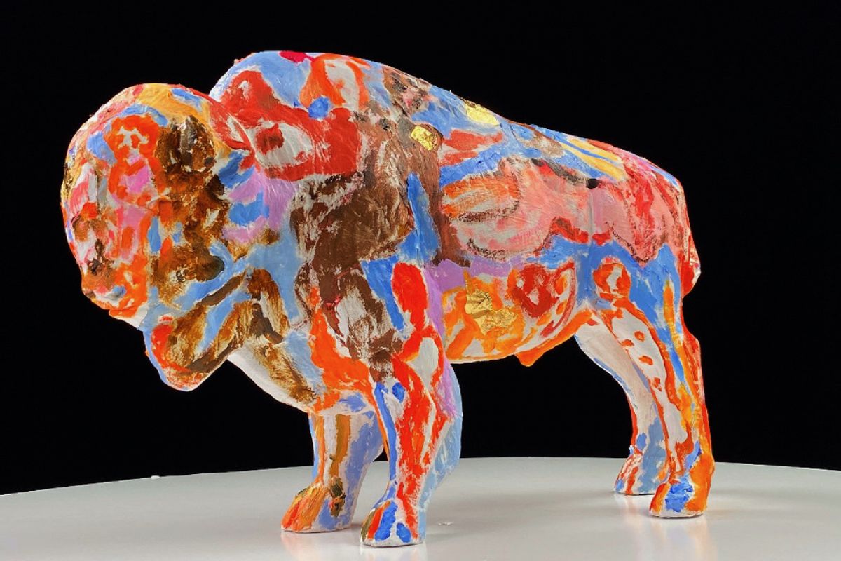 Herd About Buffalo 2020 creation from artist Peter Fowler