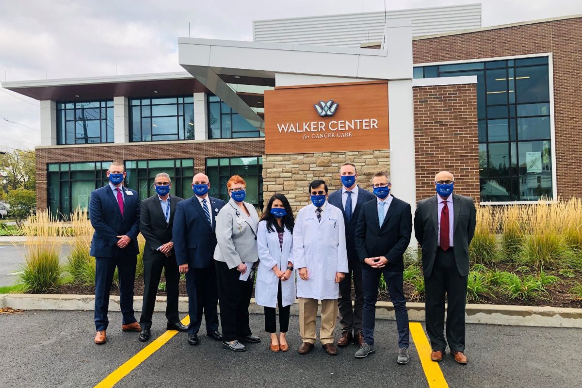 group of people at walker center