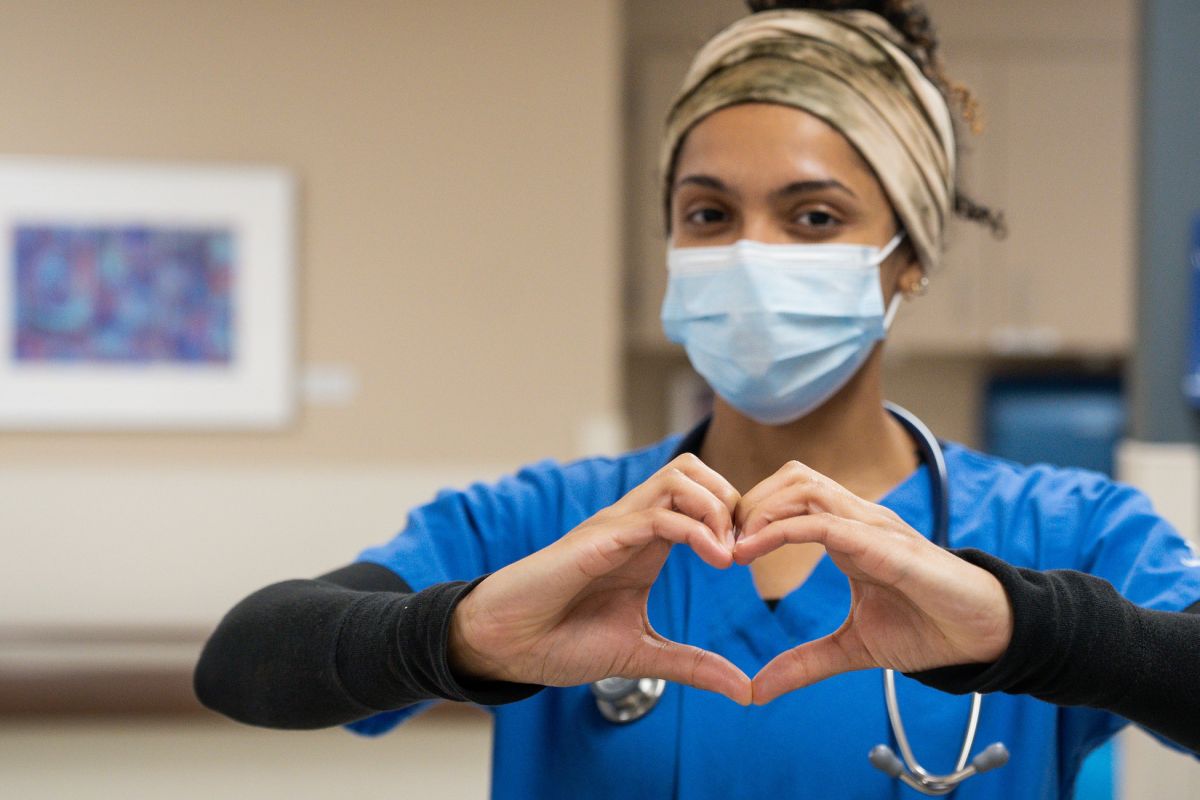 Nurse in a hospital setting