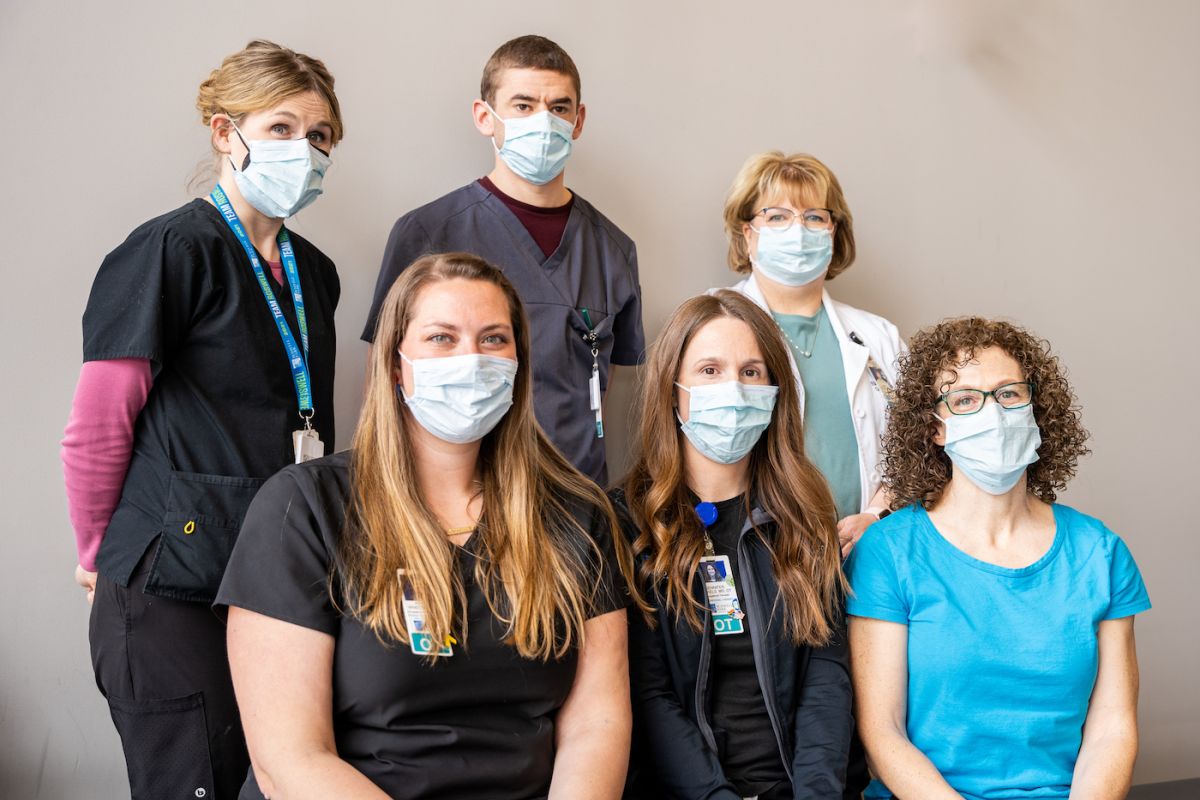 The team of occupational therapists at Roswell Park Comprehensive Cancer Center. 