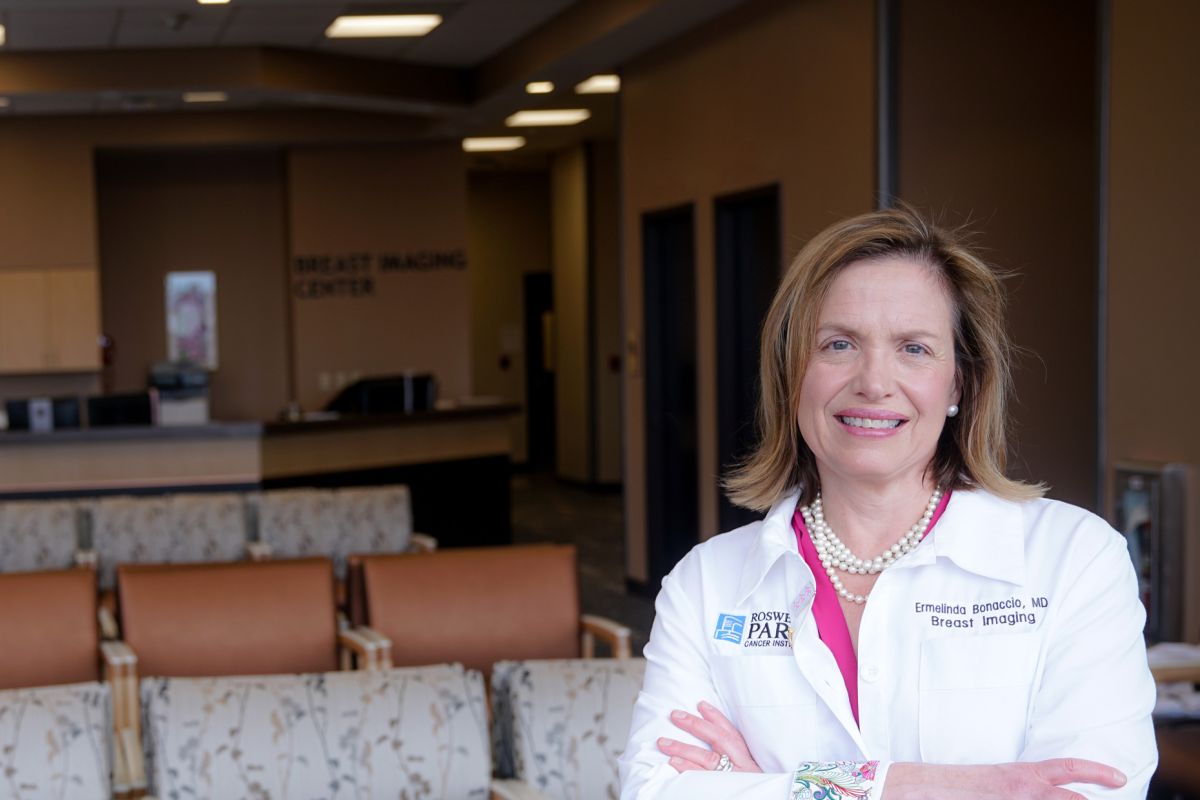 Dr. Ermelinda Bonaccio in the Breast Imaging Center