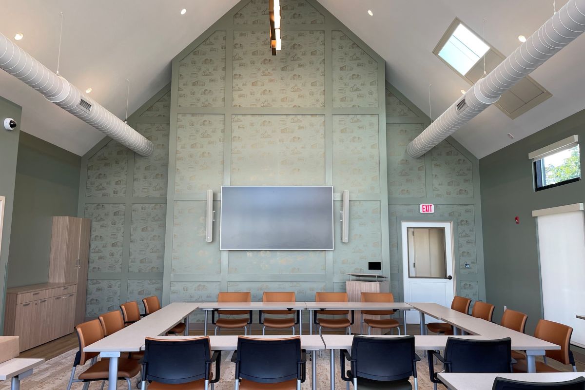 Interior of a conference room