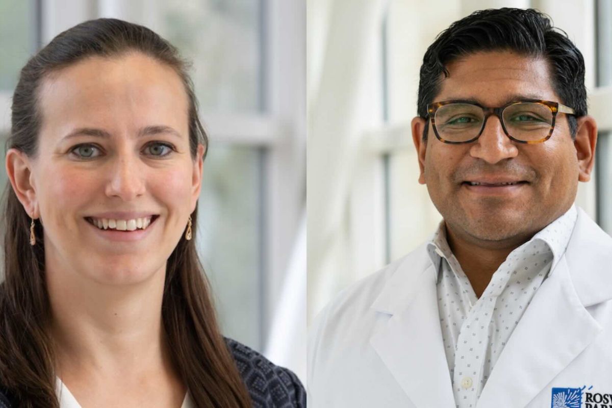 Two doctors headshots