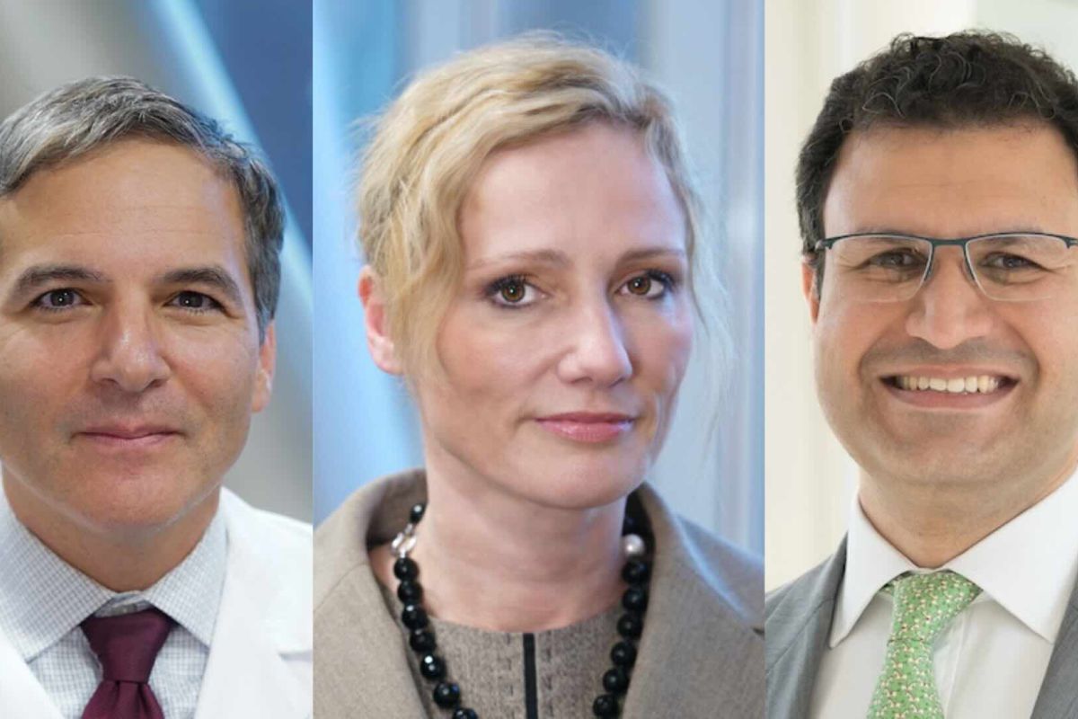 Three doctors headshots