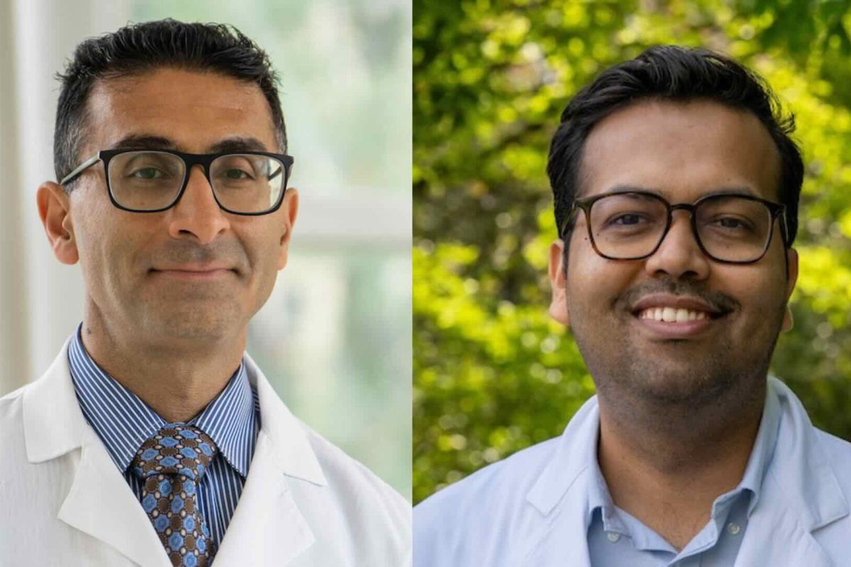 Two doctors headshots