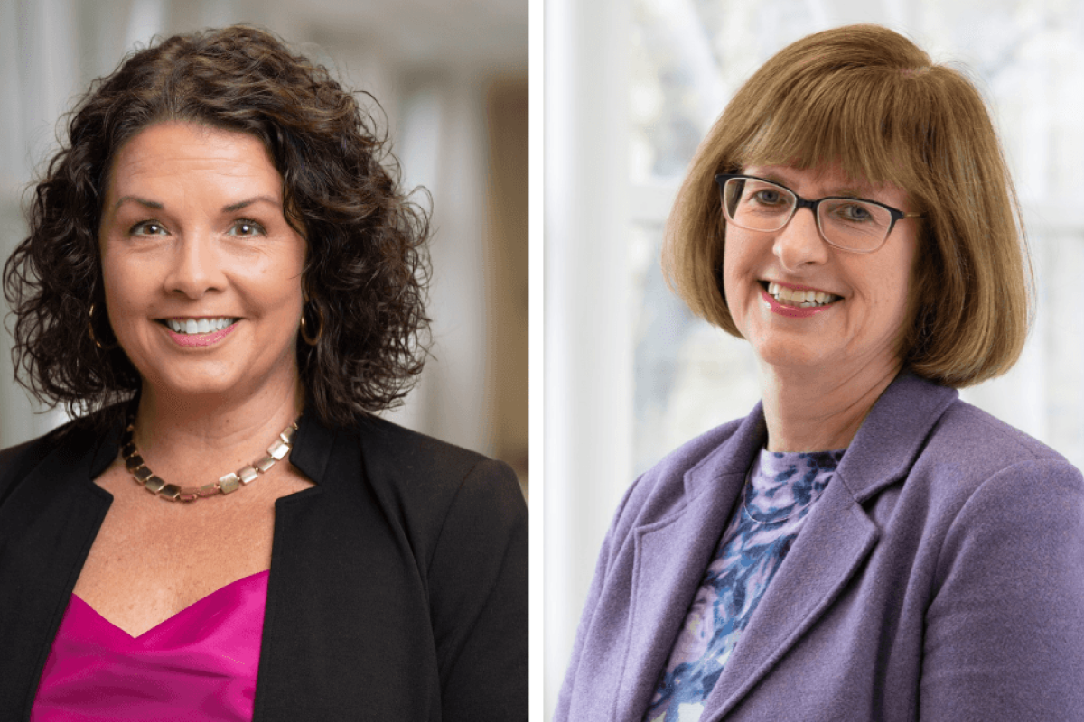 Jenn Hickok and Tammy Lightcap