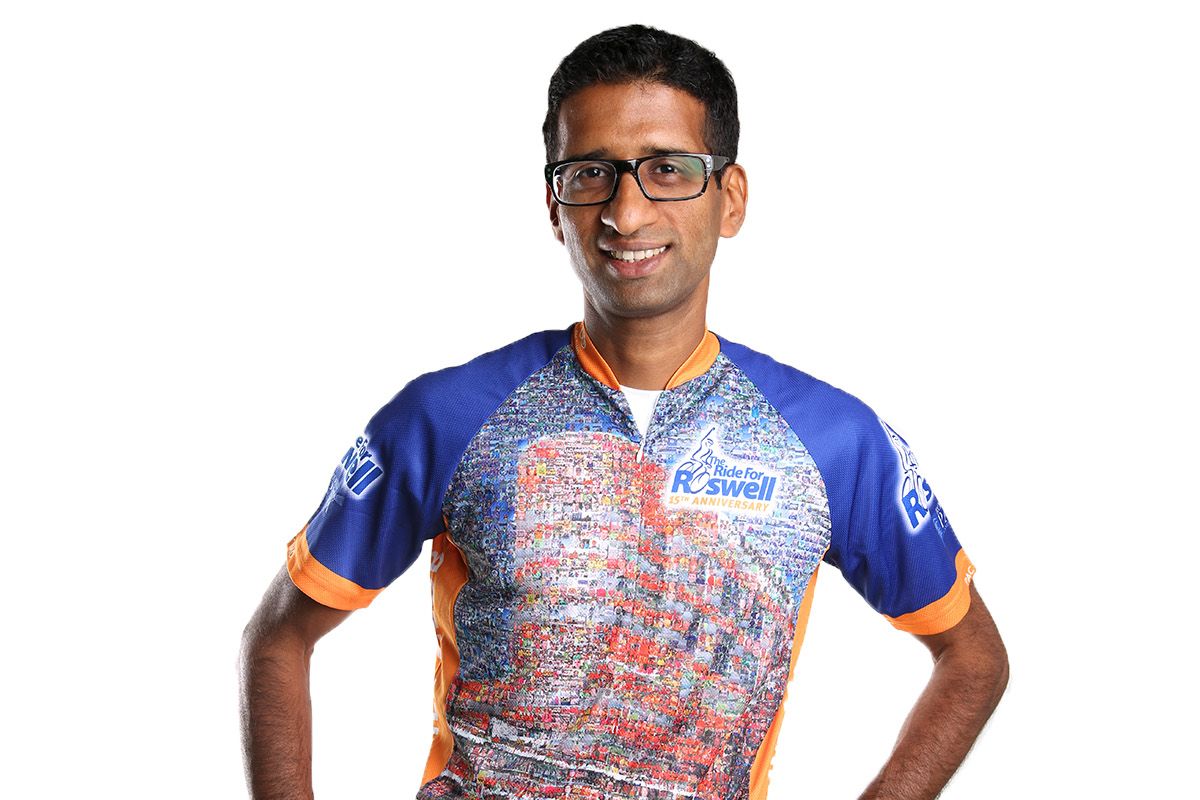 Dr. Gupta Leads Ride For Roswell Team Bent on Outpacing Head & Neck Cancer