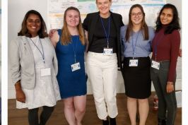 The lab presents at a conference