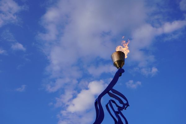 The Ride for Roswell Torch