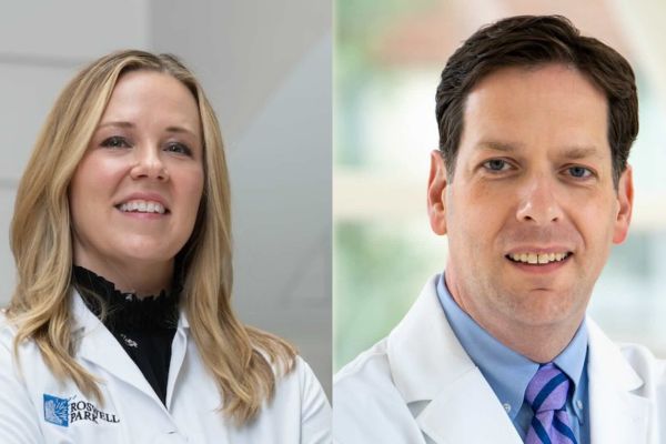 Two doctors headshots