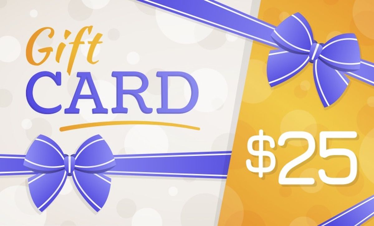 A $25 gift card