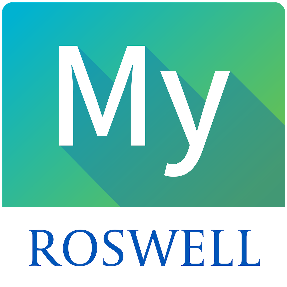 Logo for the MyRoswell app