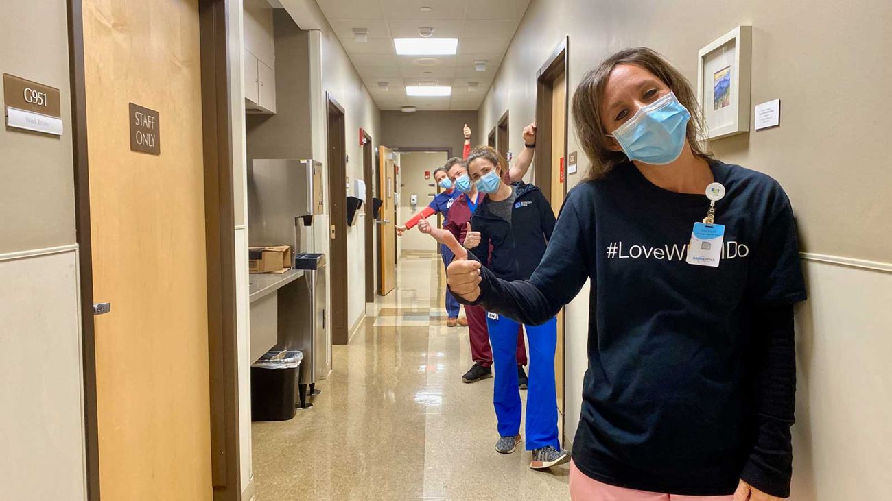 Staff at Roswell Park during COVID-19 Pandemic