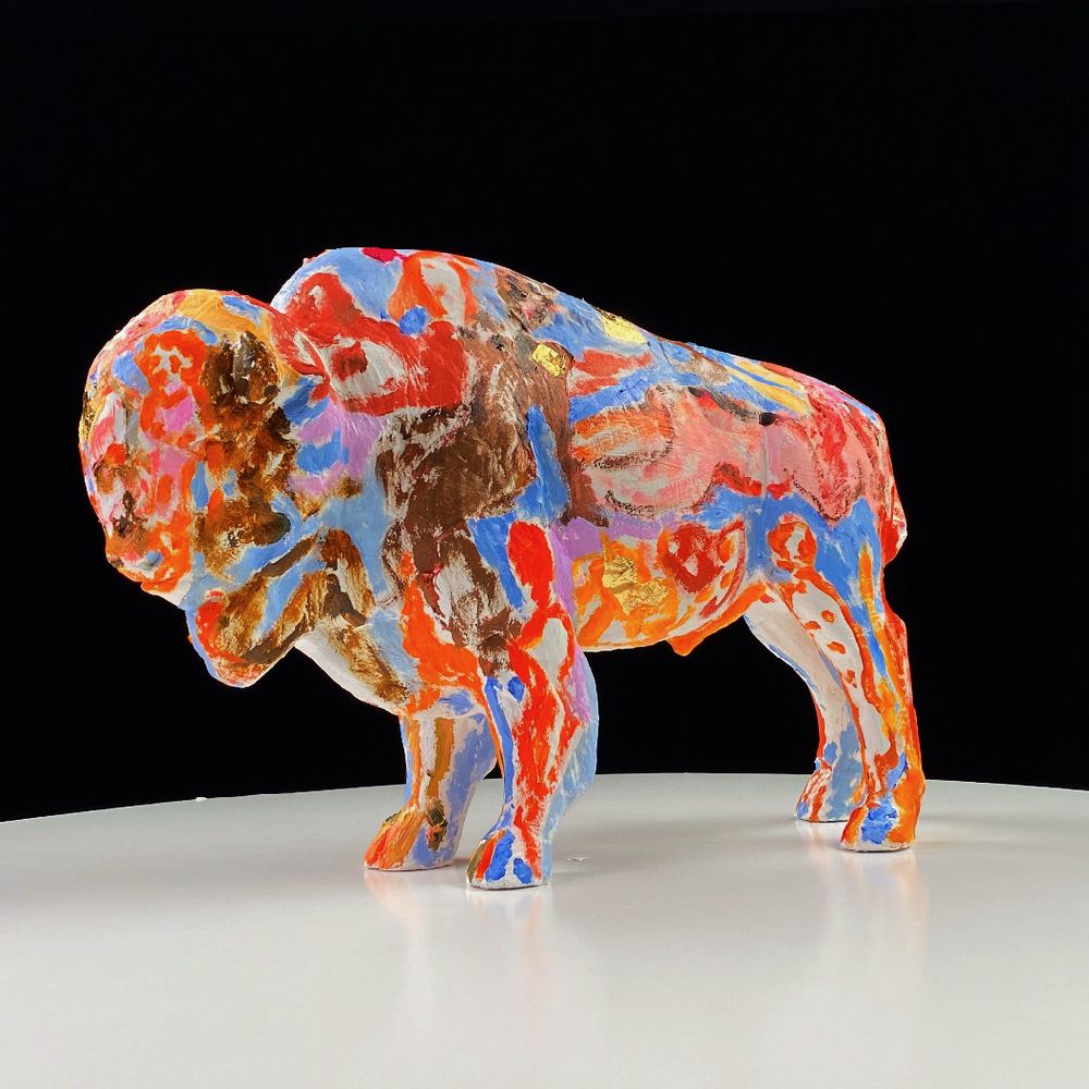 Herd About Buffalo 2020 creation from artist Peter Fowler