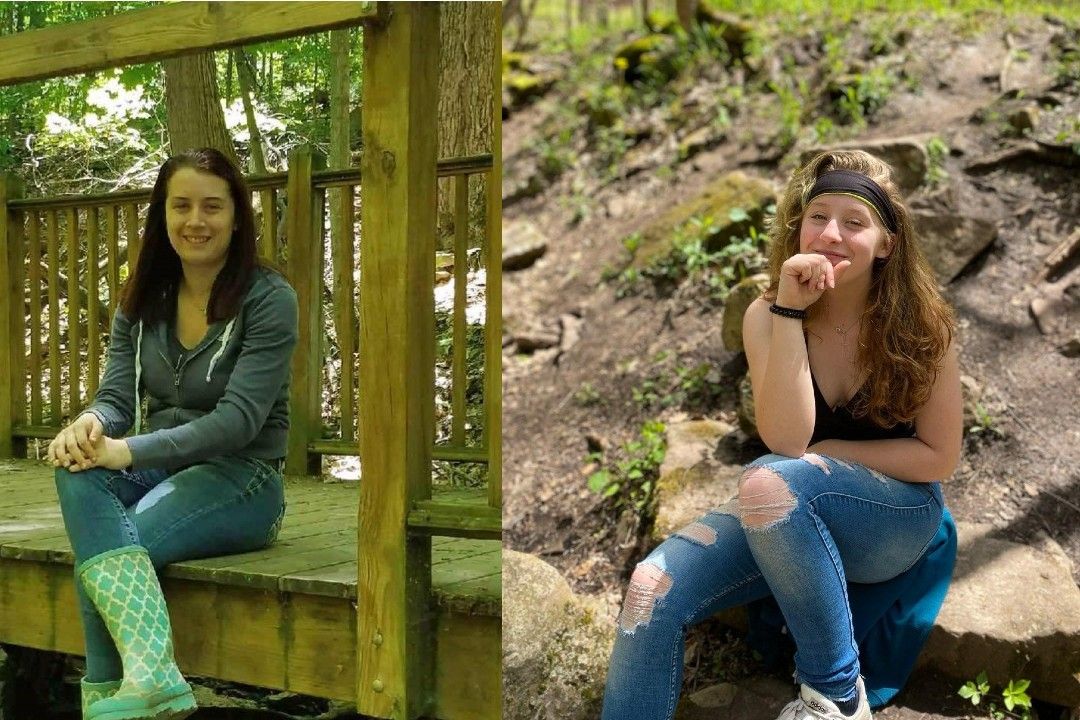 Katie Maerten's daughters, Elizabeth, 21, left, and Emily, 15. 