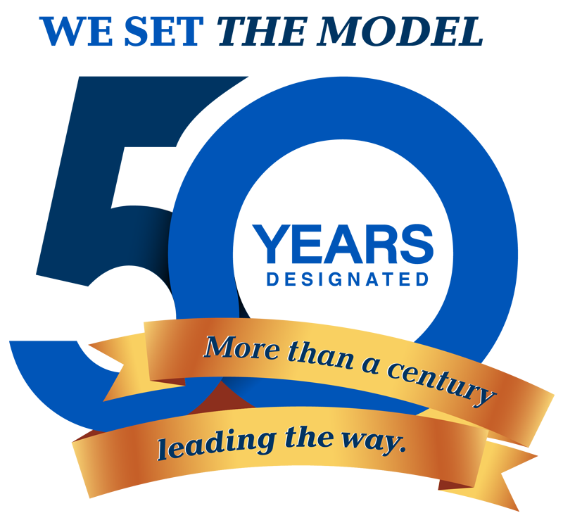 We Set The Model - 50 Years Designated