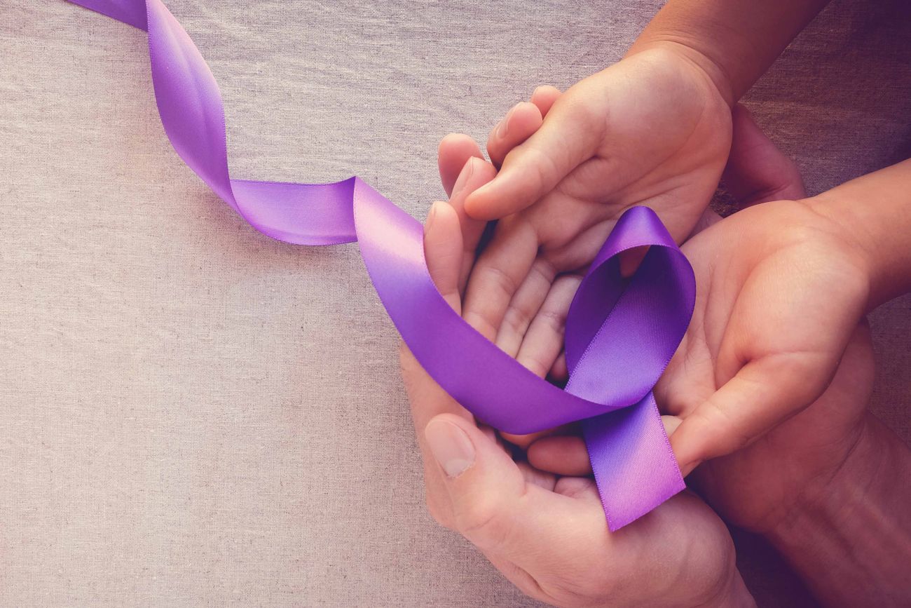 Pancreatic Cancer awareness ribbon 