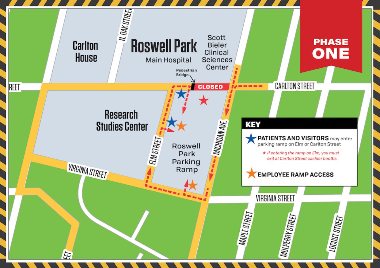 Construction map phase 1 March 2022
