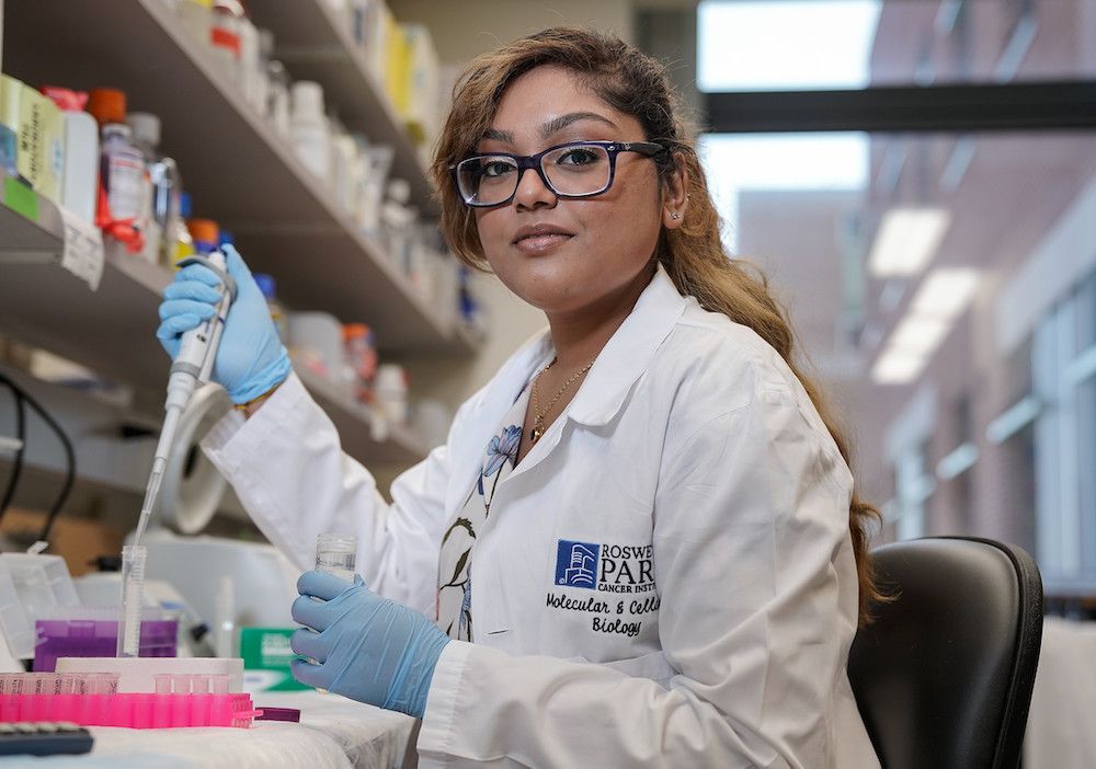 Scientist working in a lab