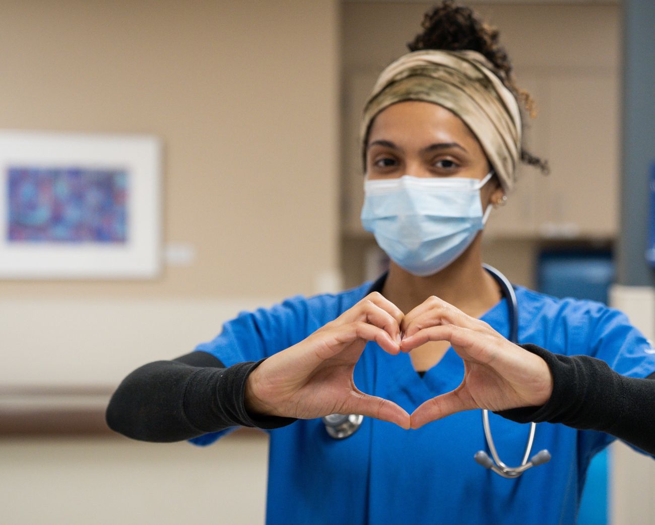 Nurse in a hospital setting