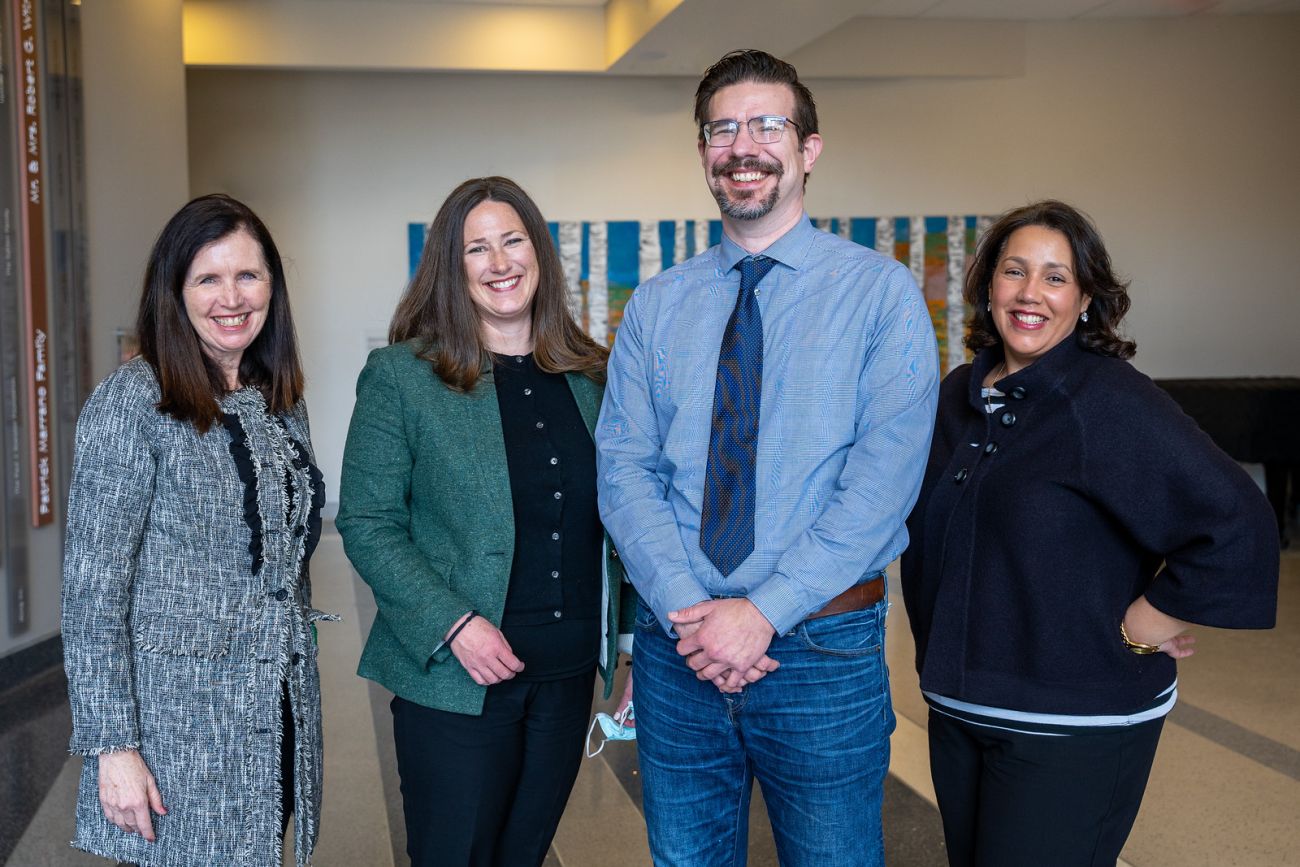 CareMeds Team (from left to right): Drs. Kelly, Bouchard, Attwood, and Rodriguez