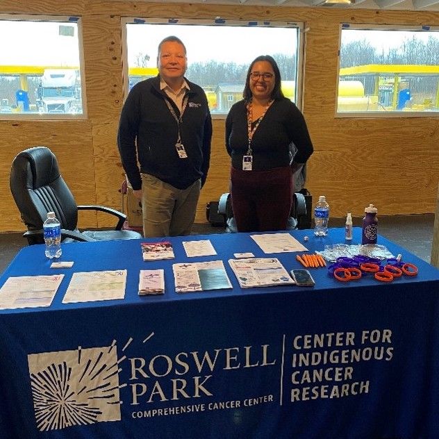 David Silverheels, left, and Marissa Haring, are two of our patient navigators. 