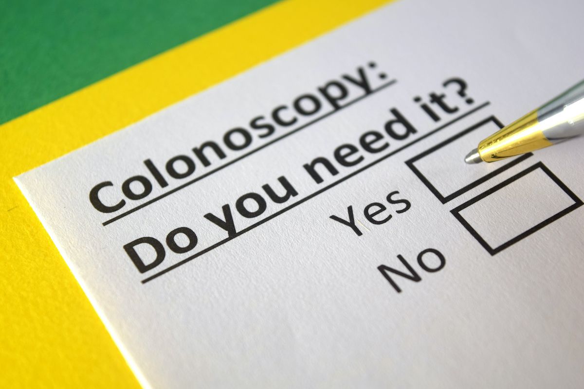 Image: Do you need a colonoscopy? Yes or No