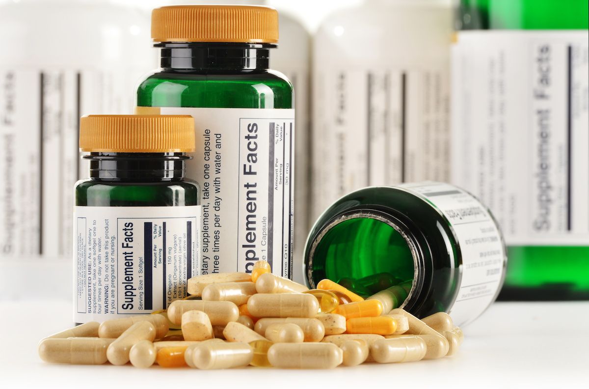 Image of 3 pill bottles with supplements inside
