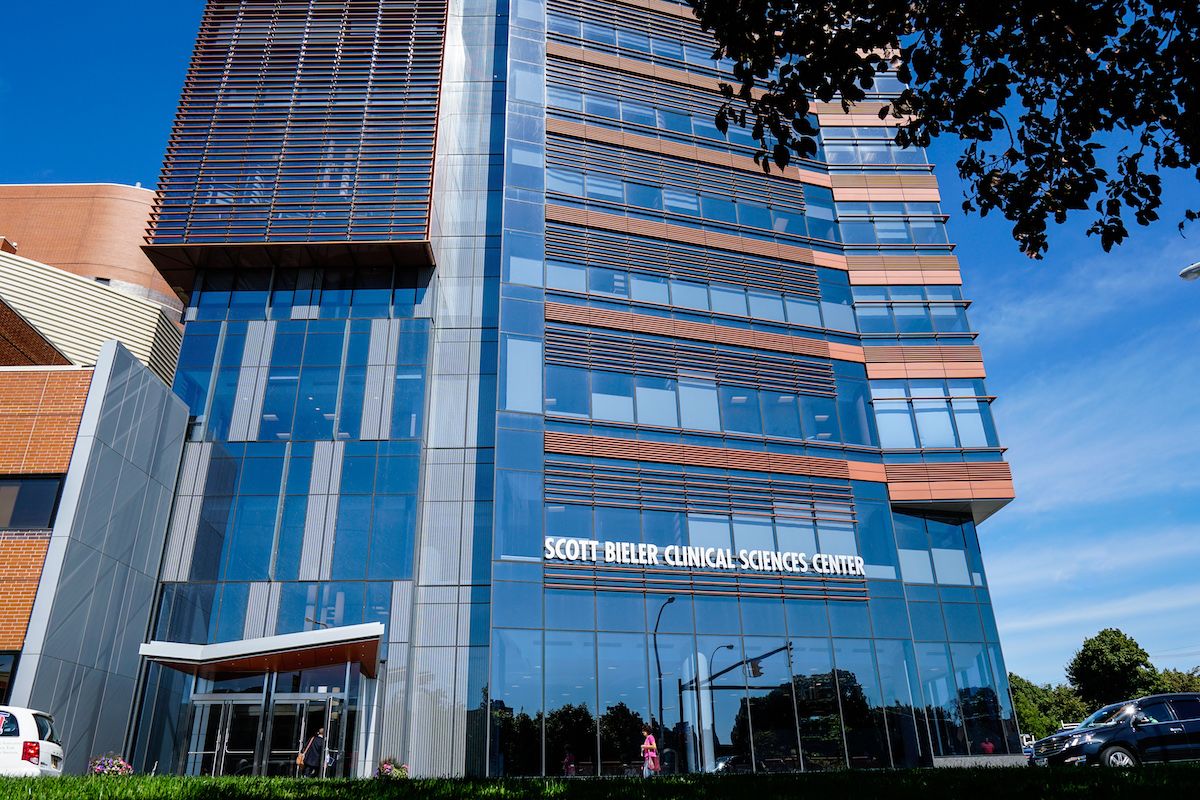 Scott Bieler Clinical Sciences Center entrance 