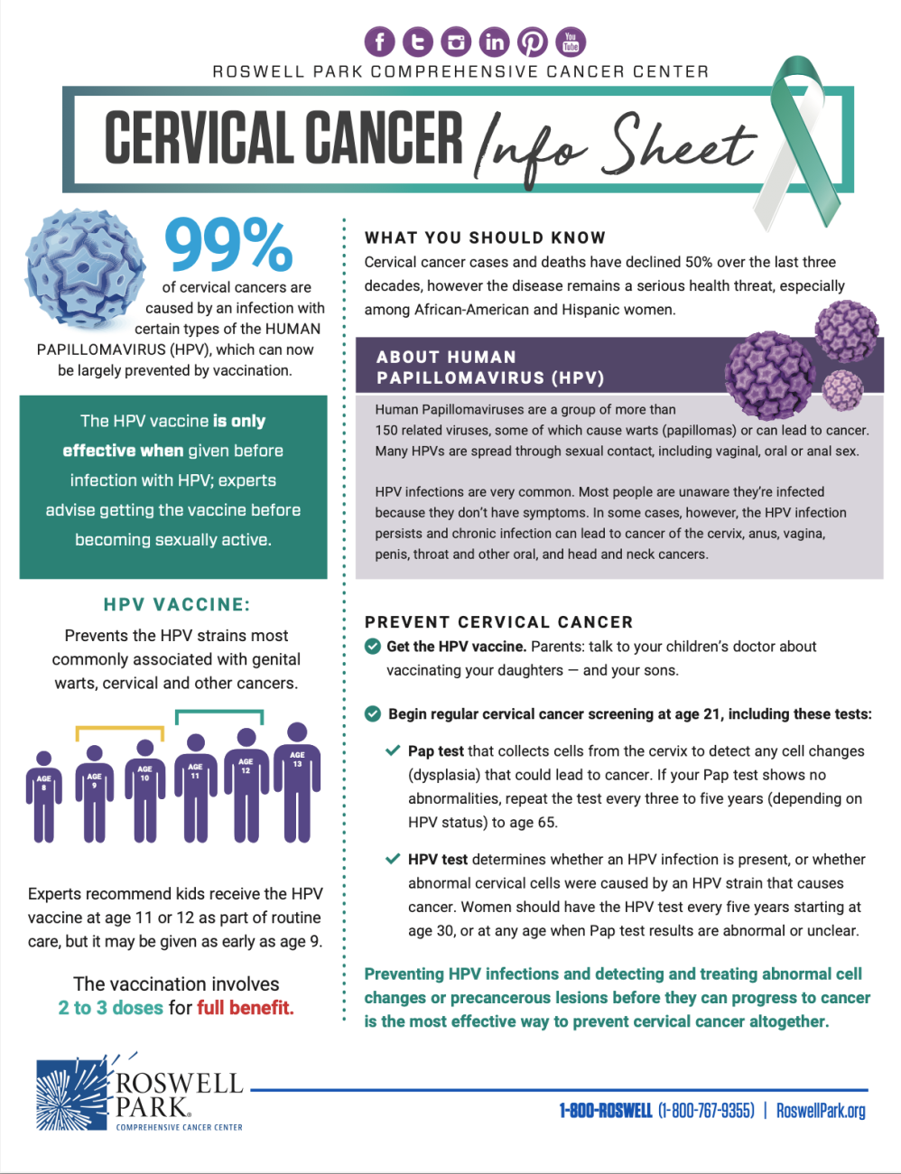 Cervical Cancer Info Sheet