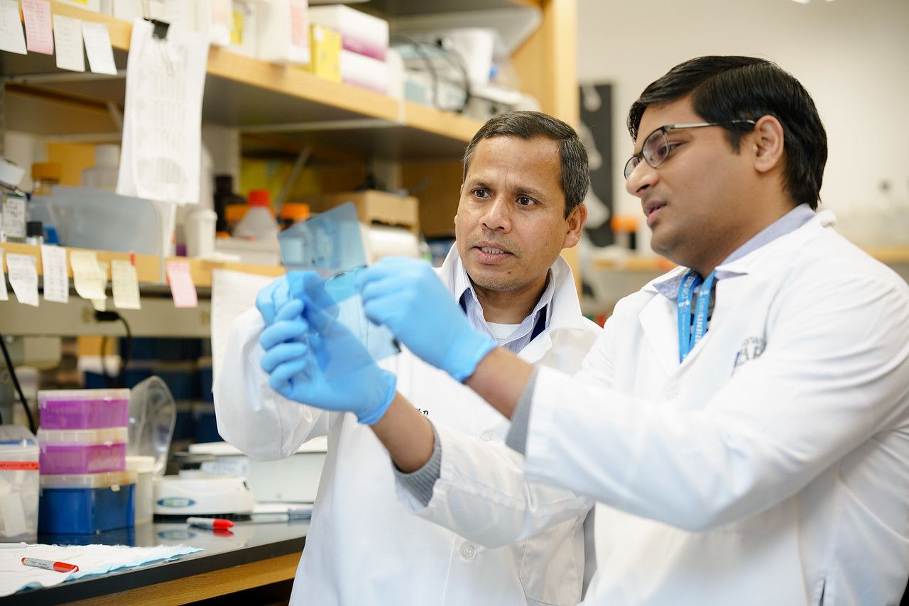 Dhyan Chandra in Lab