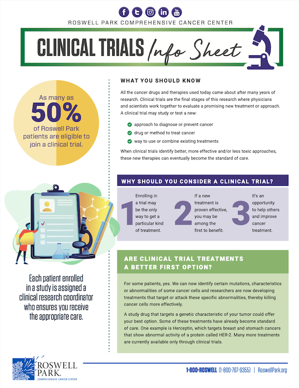 Clinical Trials Info Sheet