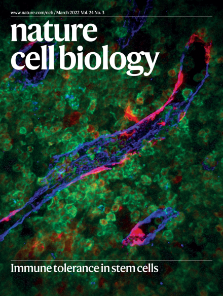 Nature Cell Biology Journal Cover