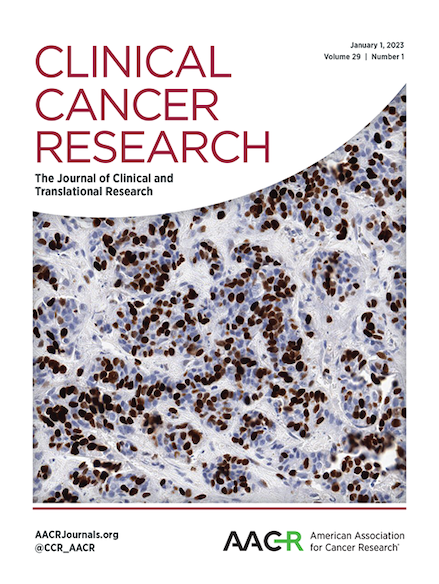 Clinical Cancer Research Journal Cover