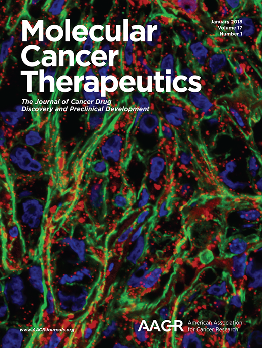 Molecular Cancer Therapeutics Journal Cover