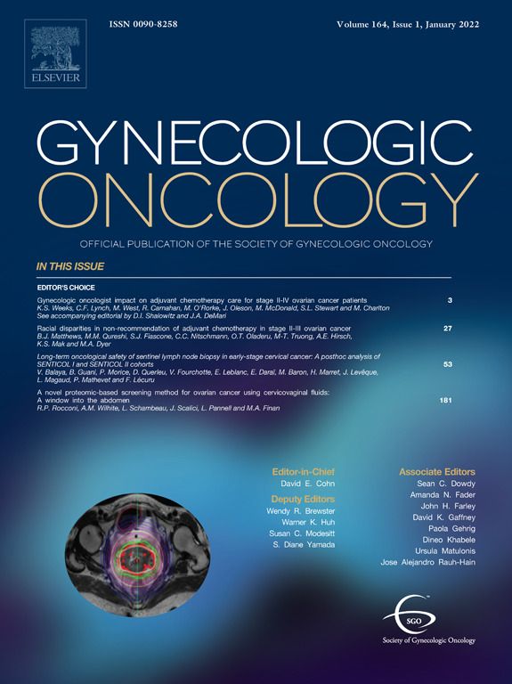 Cover of Gynecologic Oncology Journal