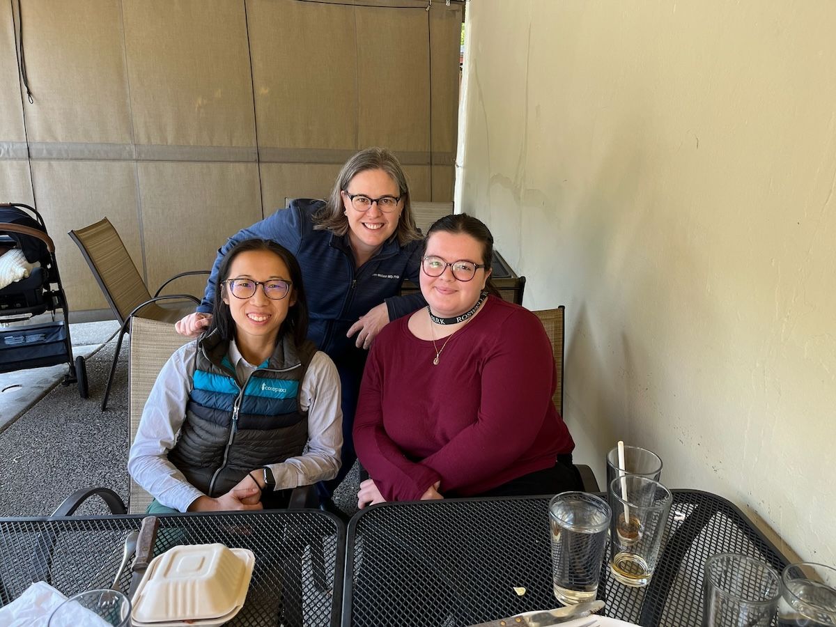 A group of women out for a birthday lunch