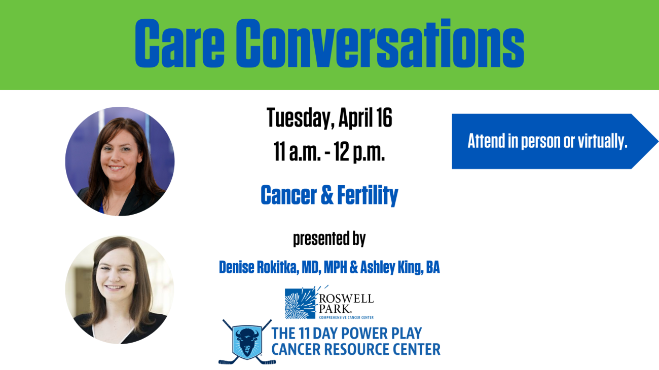 Care Conversations - Cancer and Fertility social graphic