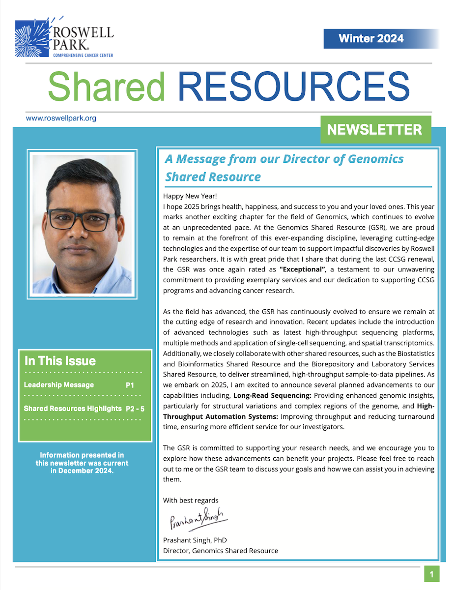 Shared Resources Newsletter Thumbnail - January 2025