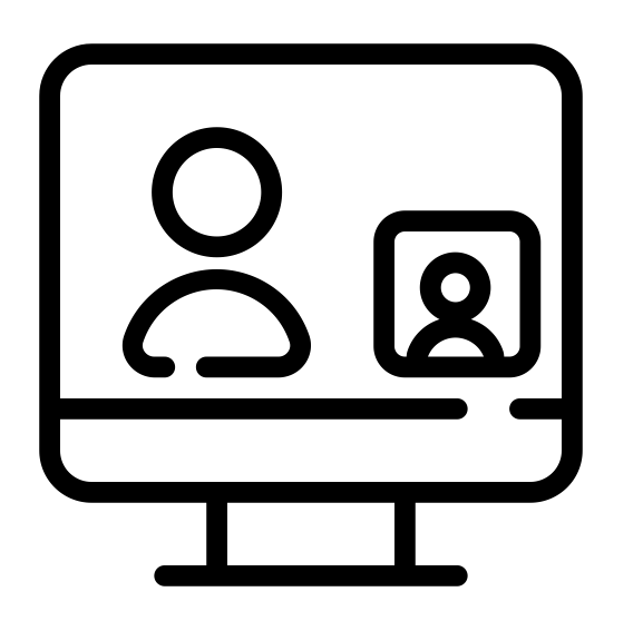 Icon of video call