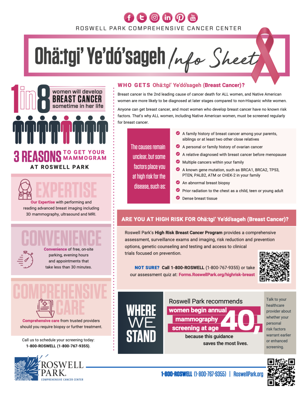 Breast Cancer Info sheet for Indigenous Women