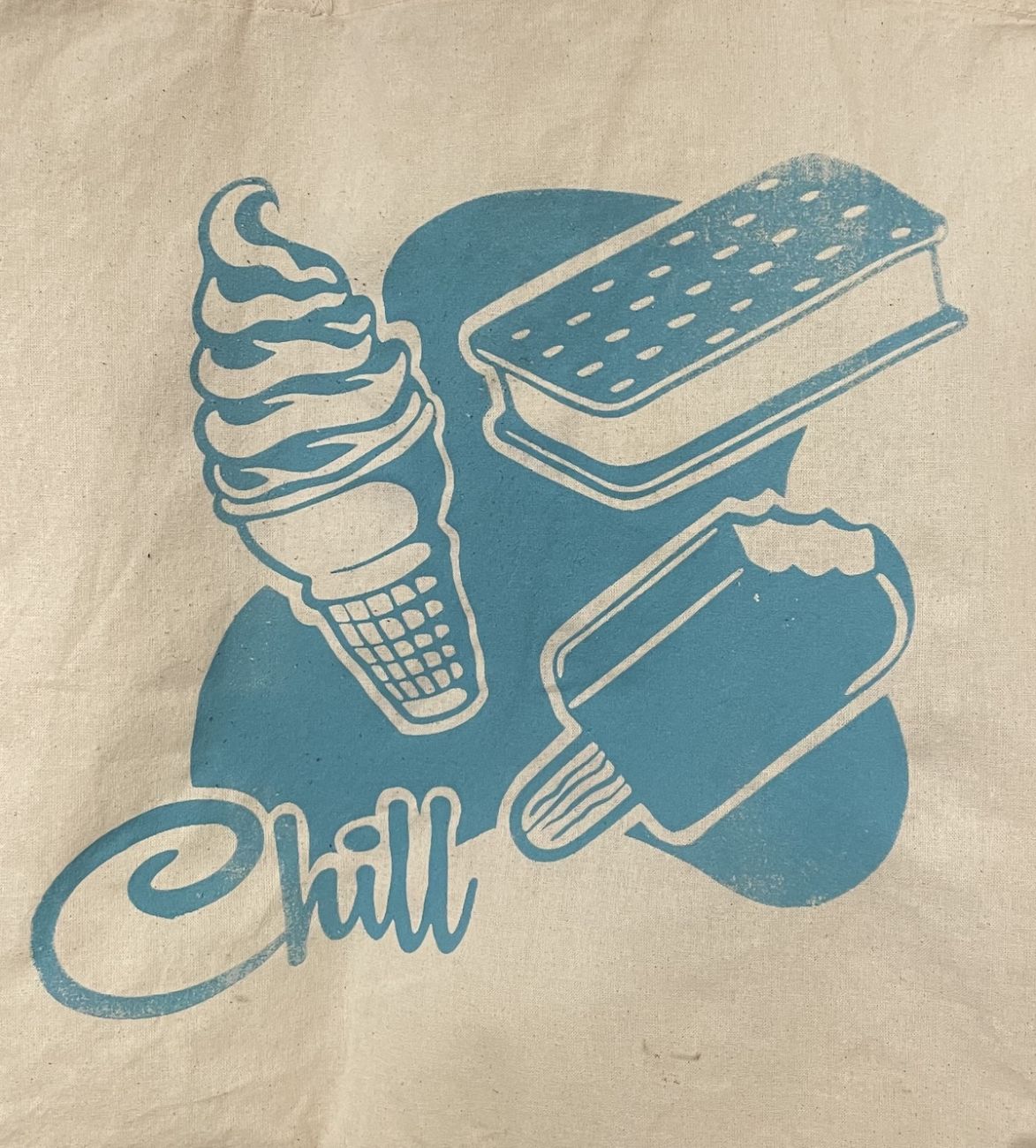Creative Arts team screenprinting project for patients and caregivers