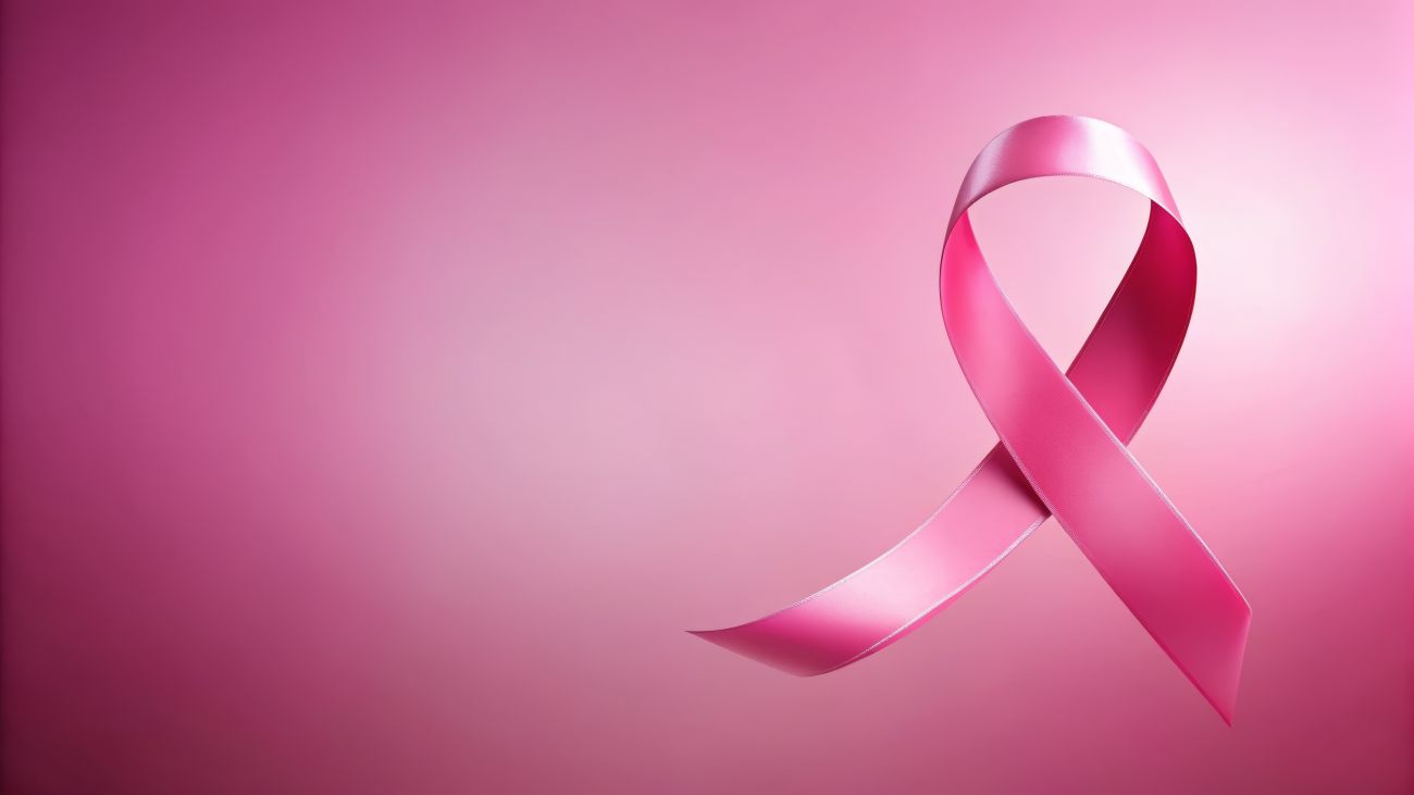 Punk breast cancer awareness ribbon